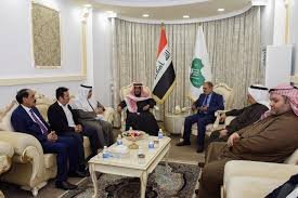 ملف:نقيب الصحفيين العراقيين مؤيد اللامي في كلمته أمس السبت خلال لقائه الوفد الإعلامي الكويتي الذي يزور العاصمة العراقية بغداد.jpg
